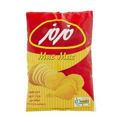 مزمز سوپر چیپس ساده نمکی 120 گرم